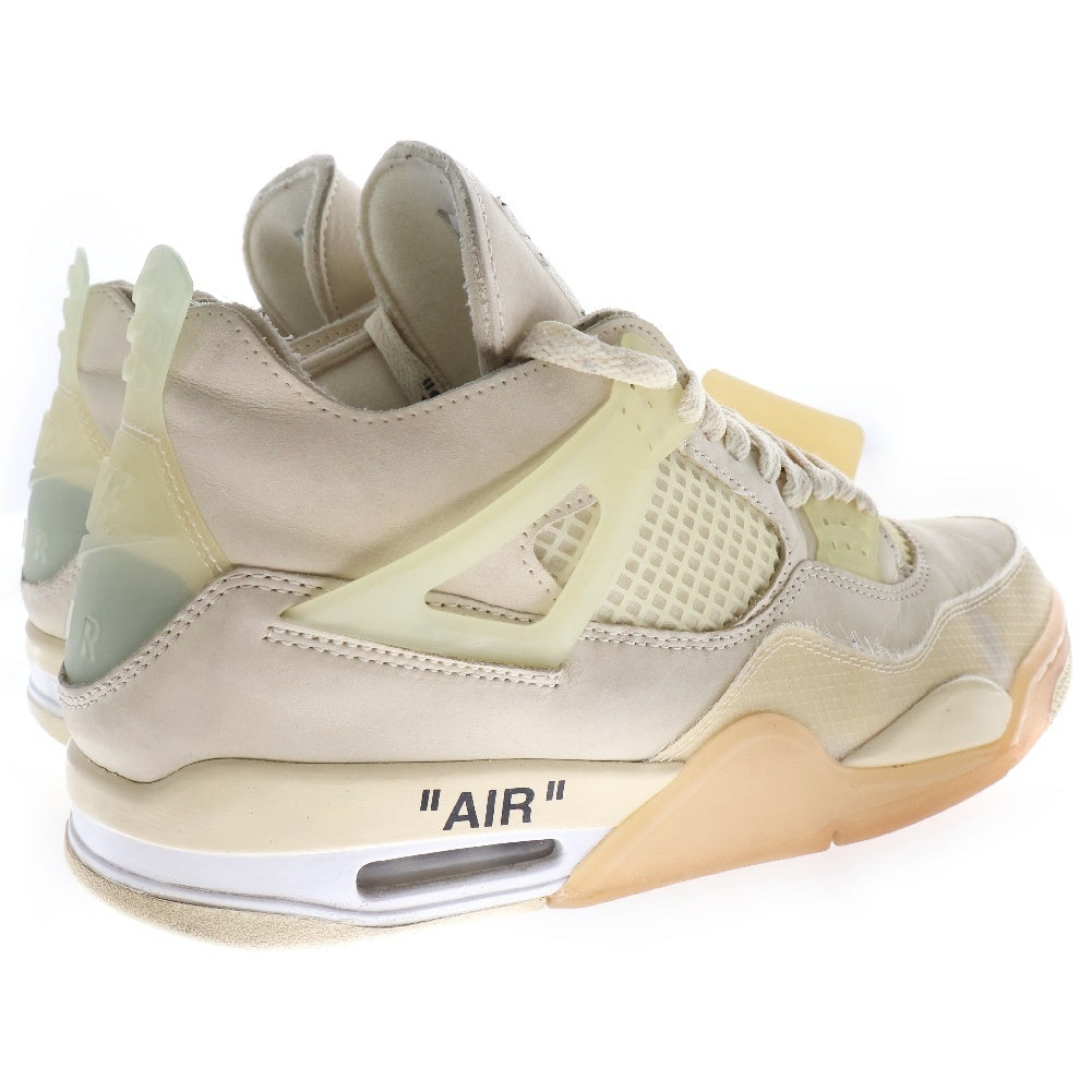NIKE(ナイキ) × OFF-WHITE WMNS AIR JORDAN 4 SP SAIL オフホワイト エアジョーダン4 SP スニーカー セイル アイボリー US10.5/27.5cm アイボリー CV9388-100