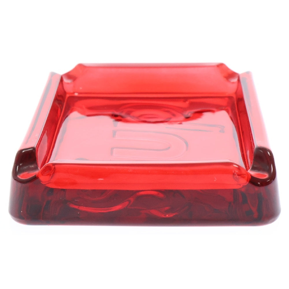 SUPREME(シュプリーム) Debossed Glass Ashtray デボスド グラス アッシュトレイ 灰皿 レッド