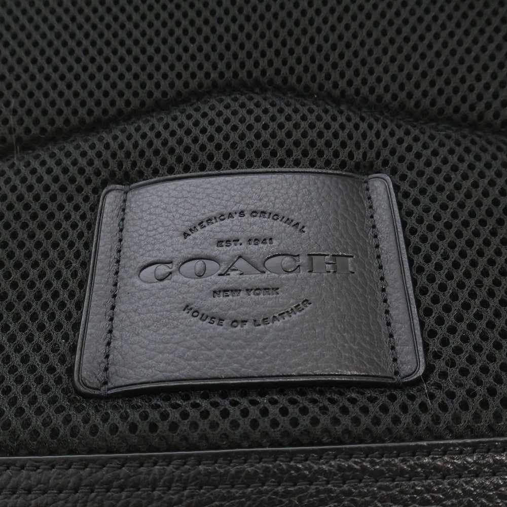 COACH(コーチ) ボア レザー リュックサック バックパック ブラック/ホワイト レディース H2021-01241