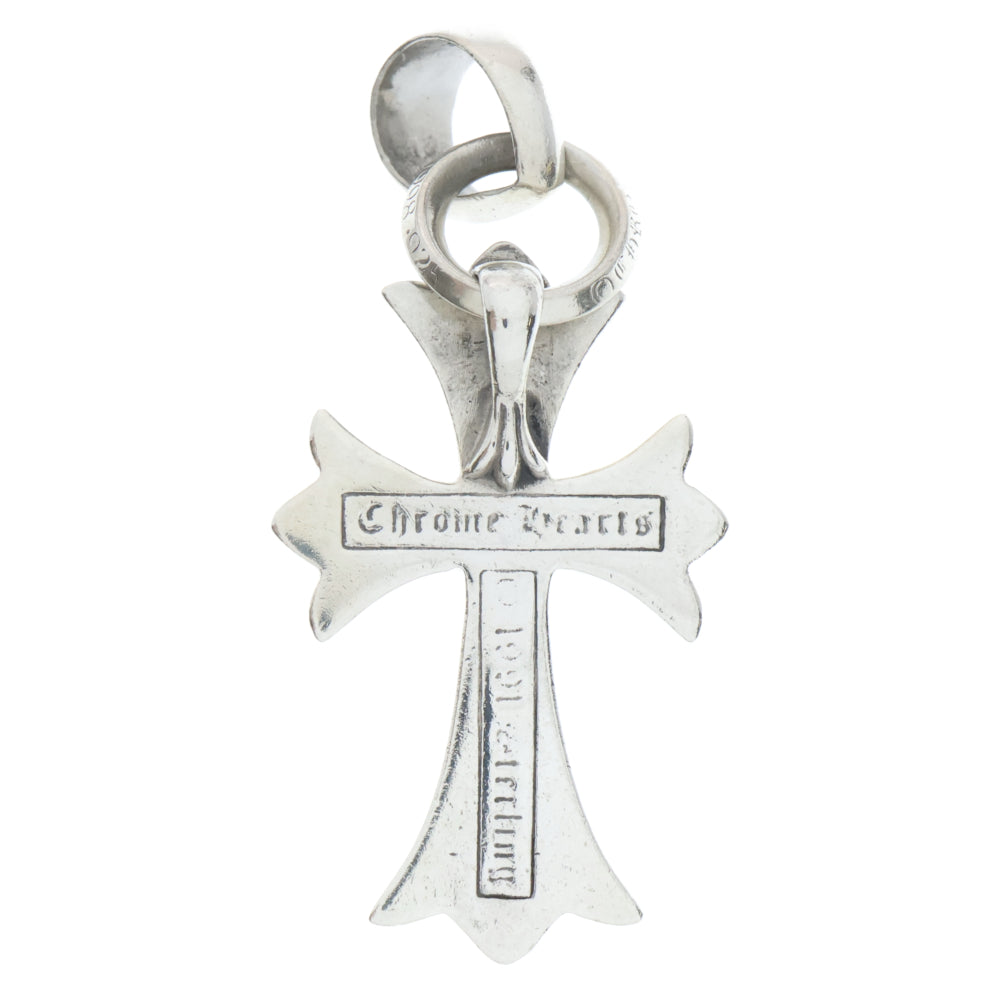 CHROME HEARTS(クロムハーツ) CH CRS SML W/BALE Wベイル スモールCHクロス ペンダントトップ シルバー BCA218