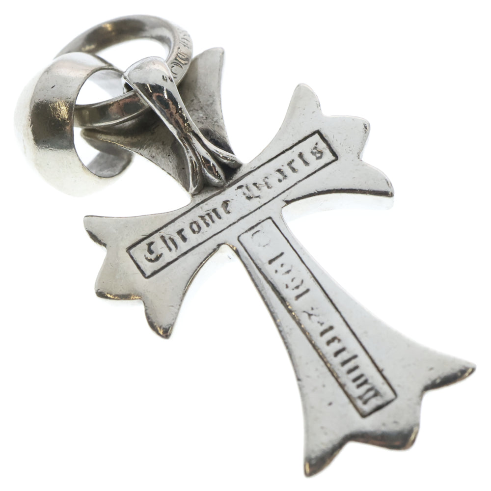 CHROME HEARTS(クロムハーツ) CH CRS SML W/BALE Wベイル スモールCHクロス ペンダントトップ シルバー BCA218