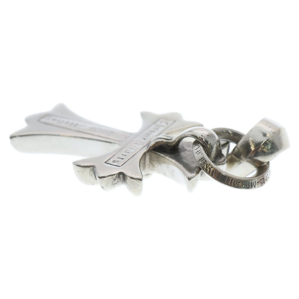 CHROME HEARTS(クロムハーツ) CH CRS SML W/BALE Wベイル スモールCHクロス ペンダントトップ シルバー BCA218