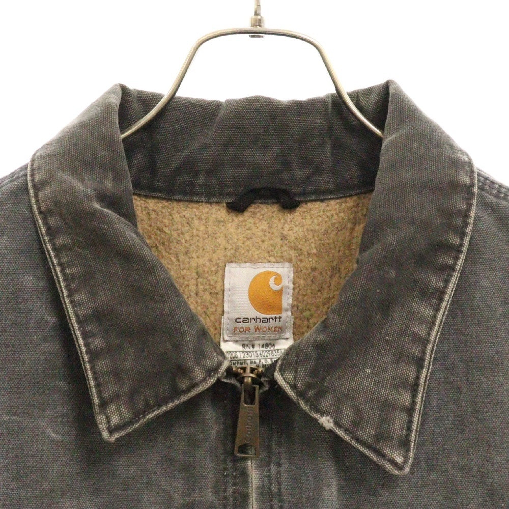 CARHARTT(カーハート) 00s ジップアップ ブランケット付き デトロイトジャケット USA製 ブラック
