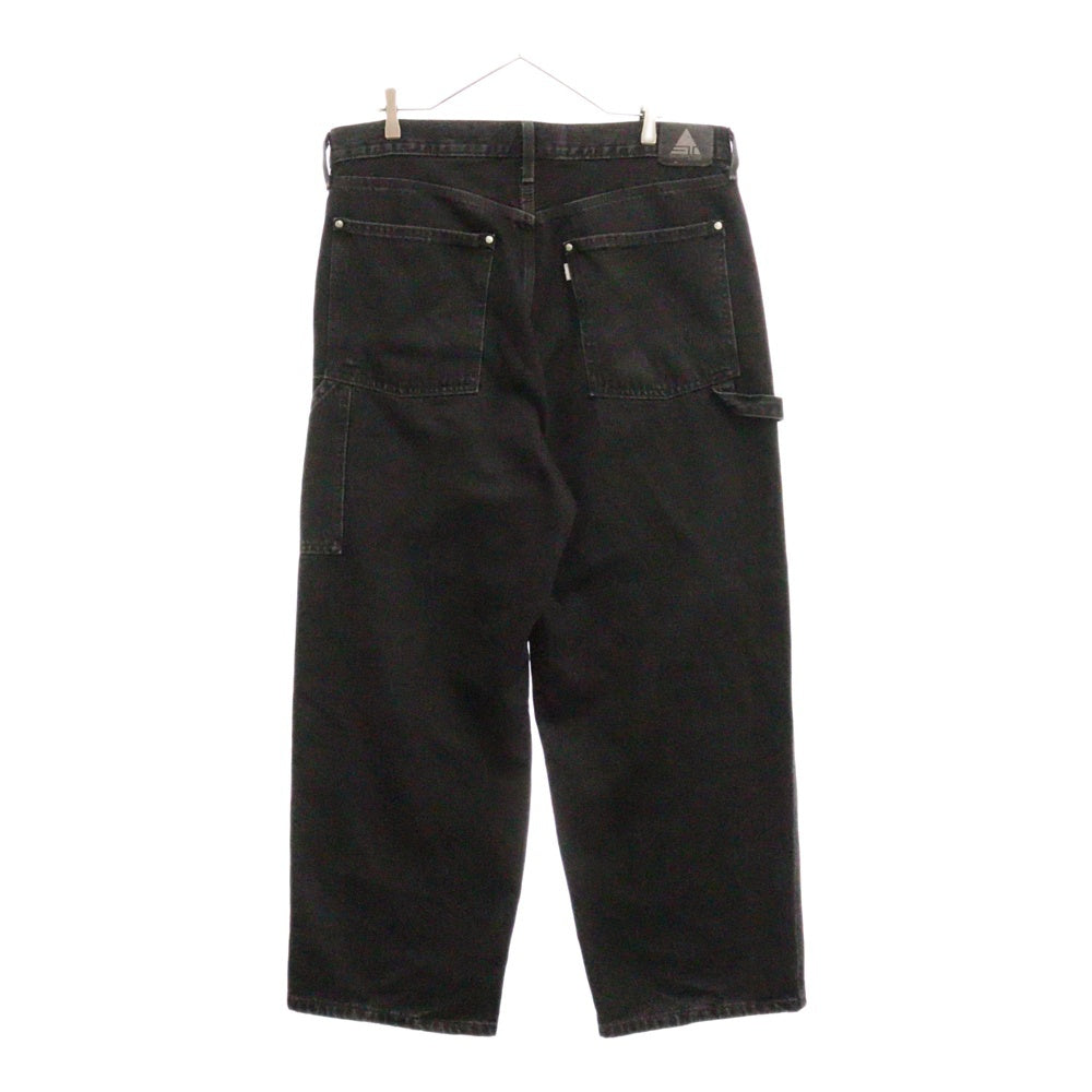 Levi's(リーバイス) シルバータブ バギー カーペンター ペインター デニムパンツ ブラック