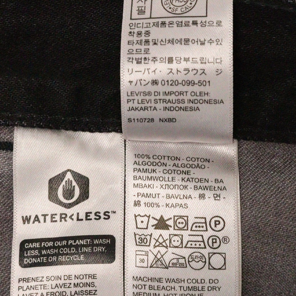 Levi's(リーバイス) シルバータブ バギー カーペンター ペインター デニムパンツ ブラック