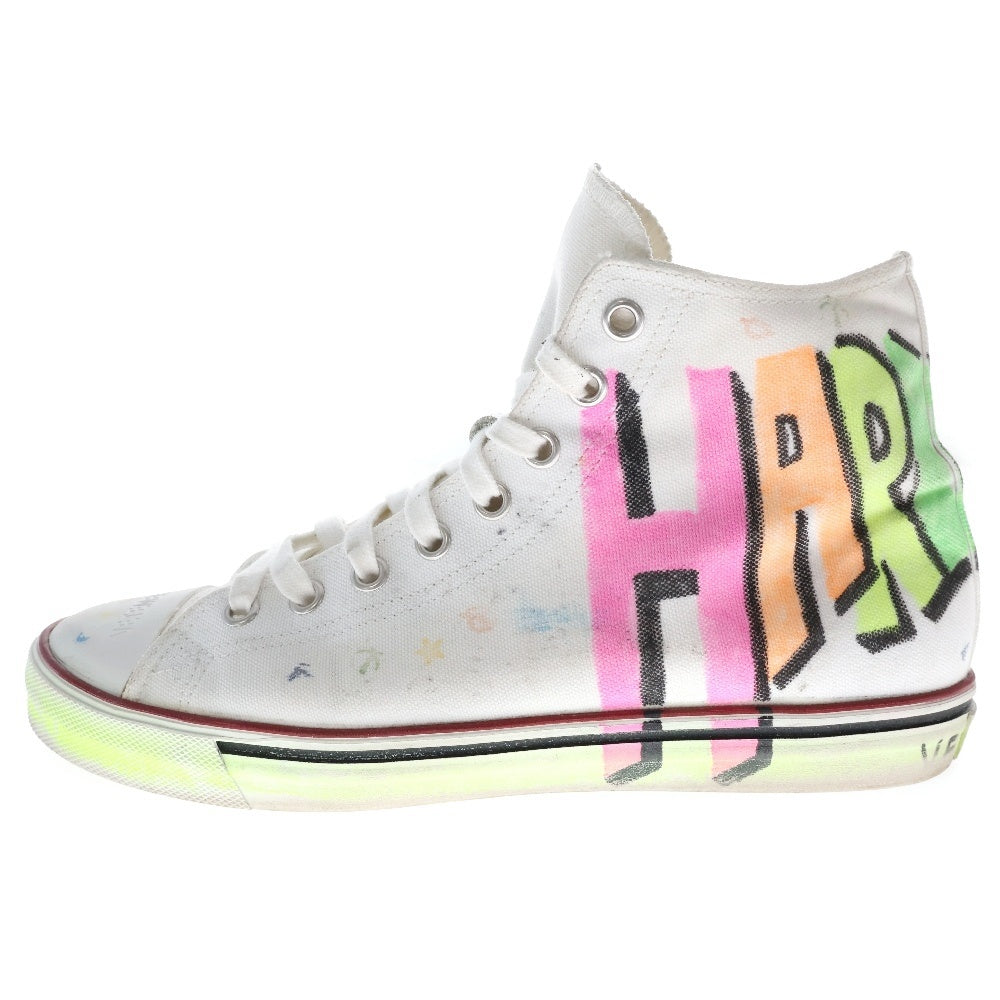 VETEMENTS(ヴェトモン) 20SS Classic High Tops Hardcore Happiness ハイカットスニーカー ホワイト 42