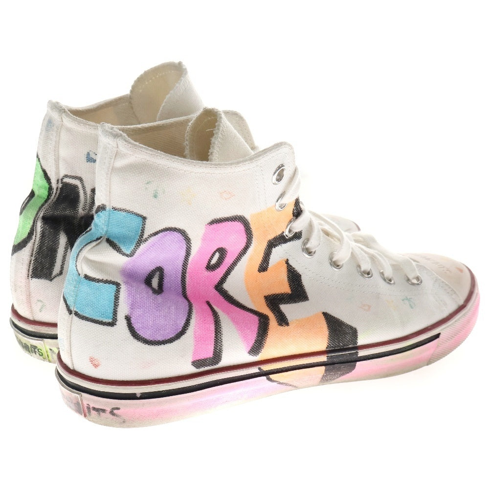 VETEMENTS(ヴェトモン) 20SS Classic High Tops Hardcore Happiness ハイカットスニーカー ホワイト 42