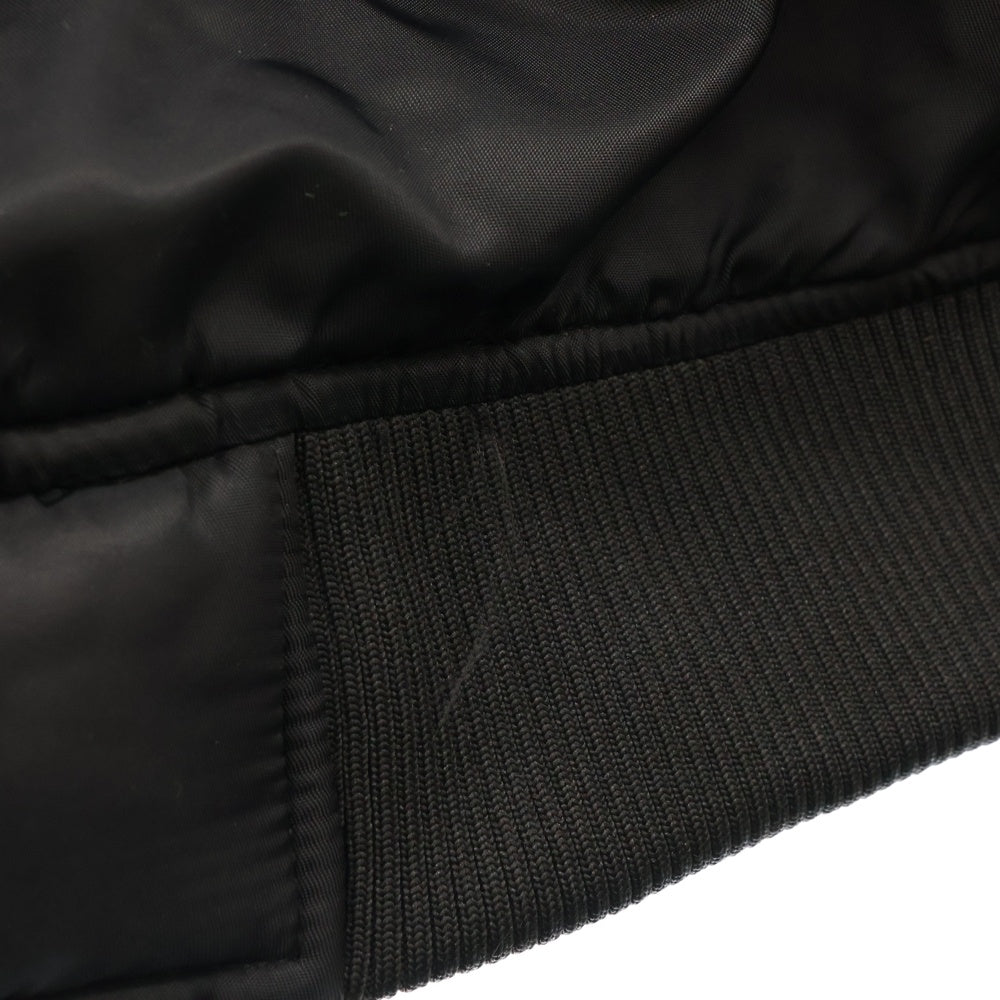 T.C.R BY TOUCHER(ティー.シー.アール バイ トゥシェ) MA-1 PADDED BOMBER JACKET ジップデザイン ジップアップ ボンバージャケット ブラック