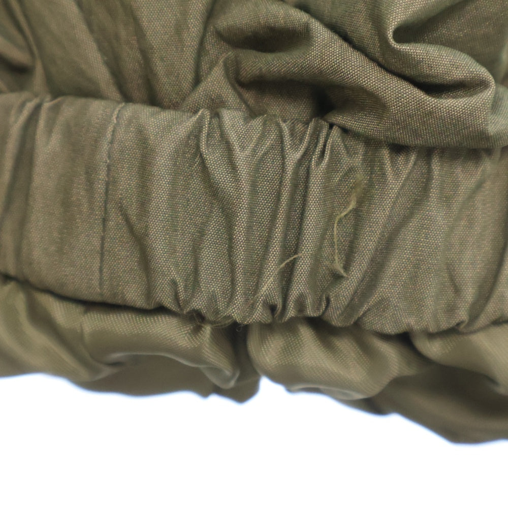 THUG CLUB(サグクラブ) Armor Down Hoodie アーマーダウンフーディ カーキ TC24PA03