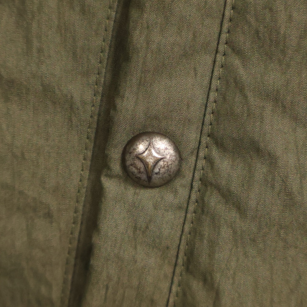 THUG CLUB(サグクラブ) Armor Down Hoodie アーマーダウンフーディ カーキ TC24PA03