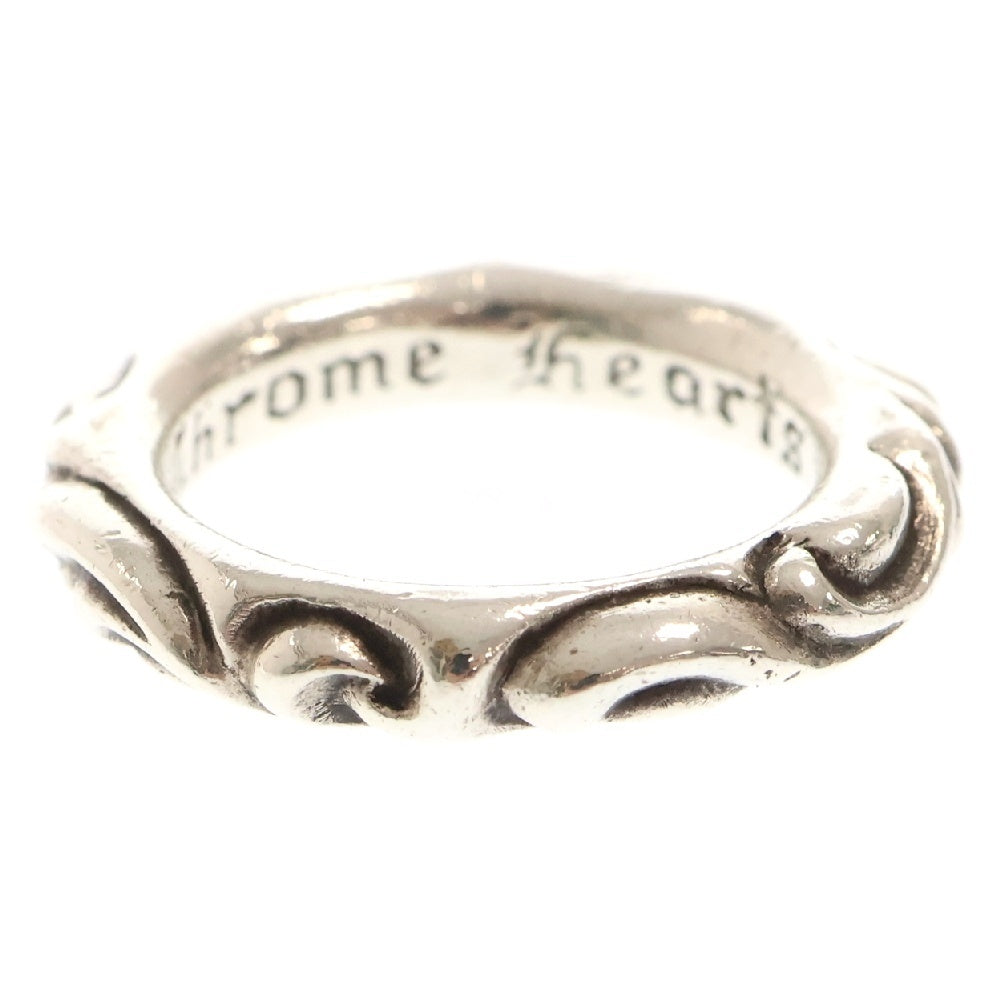 CHROME HEARTS(クロムハーツ) SCRL BAND スクロールバンド リング シルバー BCA351