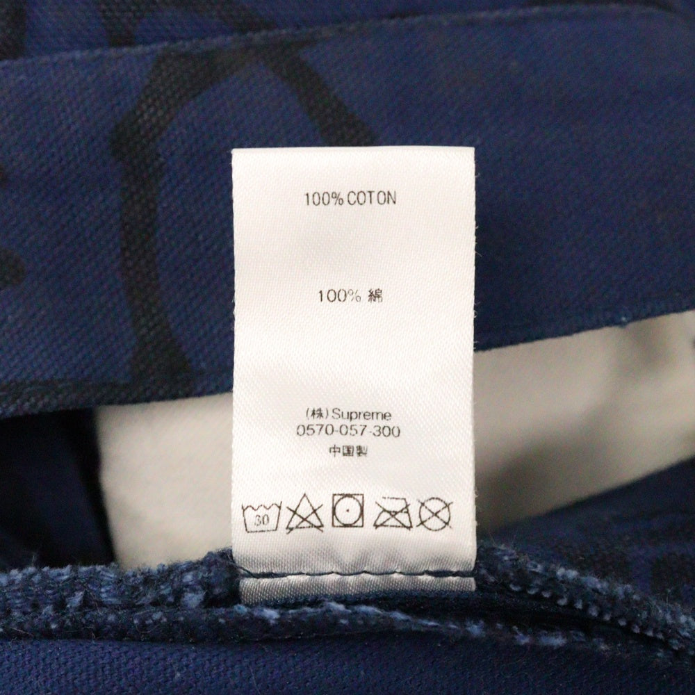 SUPREME(シュプリーム) 18AW ×COMME des GARCONS SHIRT Canvas Painter Pant シュプリーム×コムデギャルソン シャツ キャンバスペインターパンツ ブルー