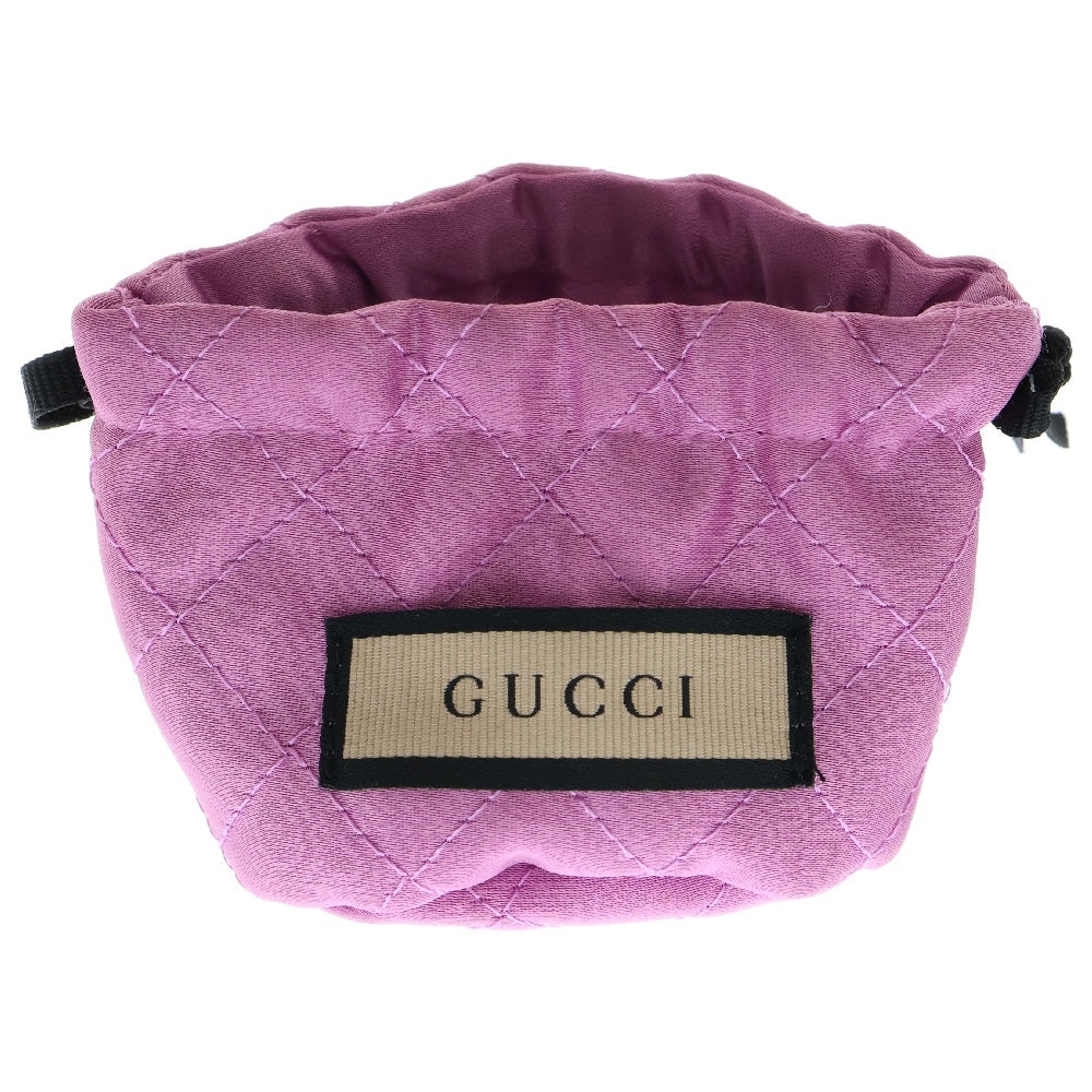 GUCCI(グッチ) クリスタル インターロッキングG ブローチ ヘアクリップ シルバー/ゴールド 627917
