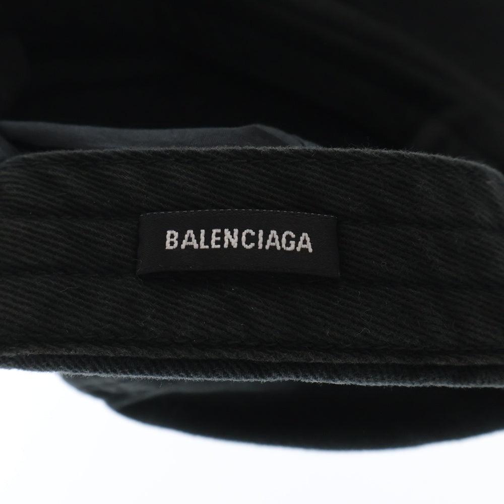 BALENCIAGA(バレンシアガ) 21AW Gamer Embroidered Hat ゲーマー キャップ 帽子 ブラック
