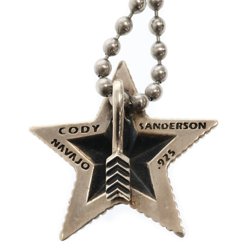 CODY SANDERSON(コディーサンダーソン) ビッグスター ネックレス シルバー ボールチェーン付き シルバー