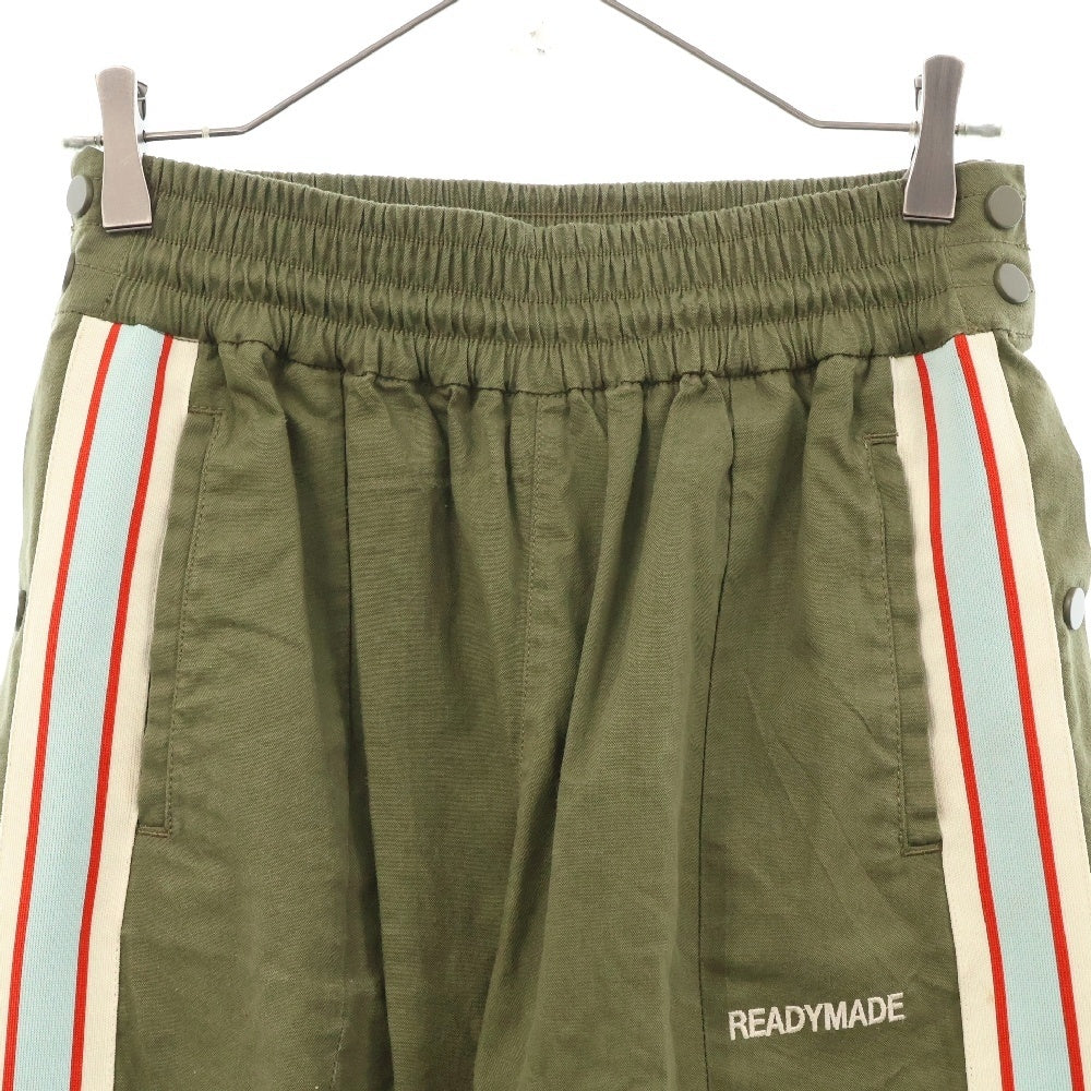 READY MADE(レディメイド) SIDE SNAP TRACK PANTS サイドスナップトラックパンツ カーキ