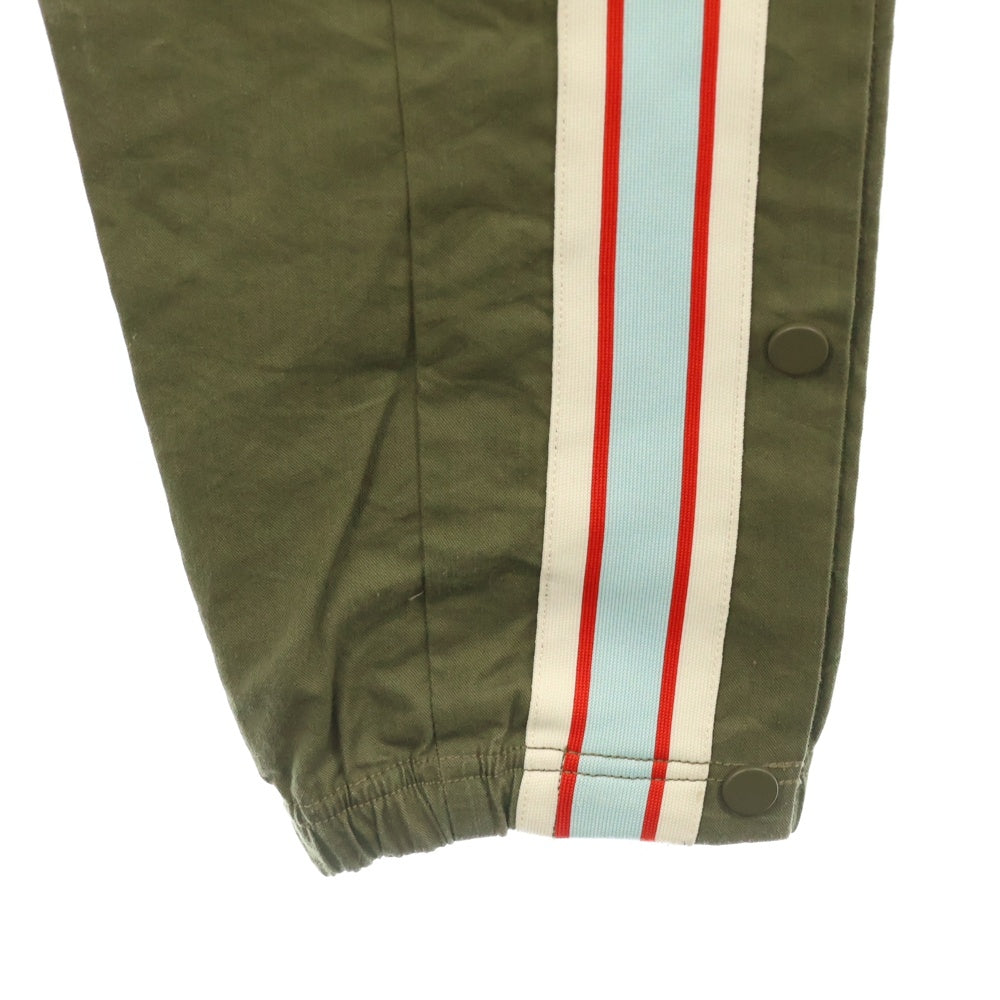 READY MADE(レディメイド) SIDE SNAP TRACK PANTS サイドスナップトラックパンツ カーキ