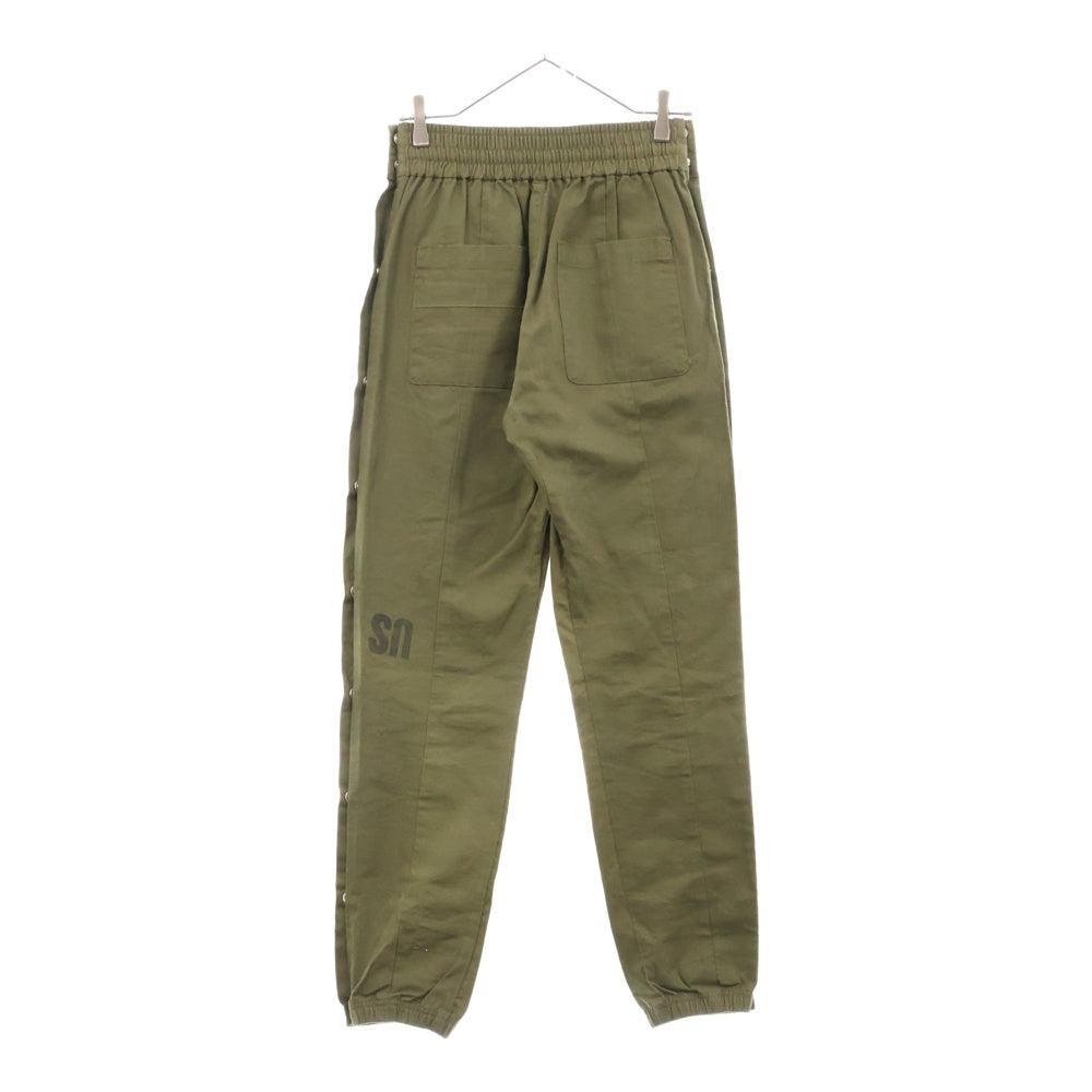 READY MADE(レディメイド) SIDE SNAP TRACK PANTS サイドスナップトラックパンツ カーキ