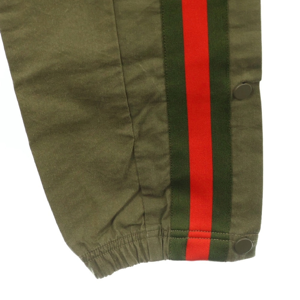 READY MADE(レディメイド) SIDE SNAP TRACK PANTS サイドスナップトラックパンツ カーキ