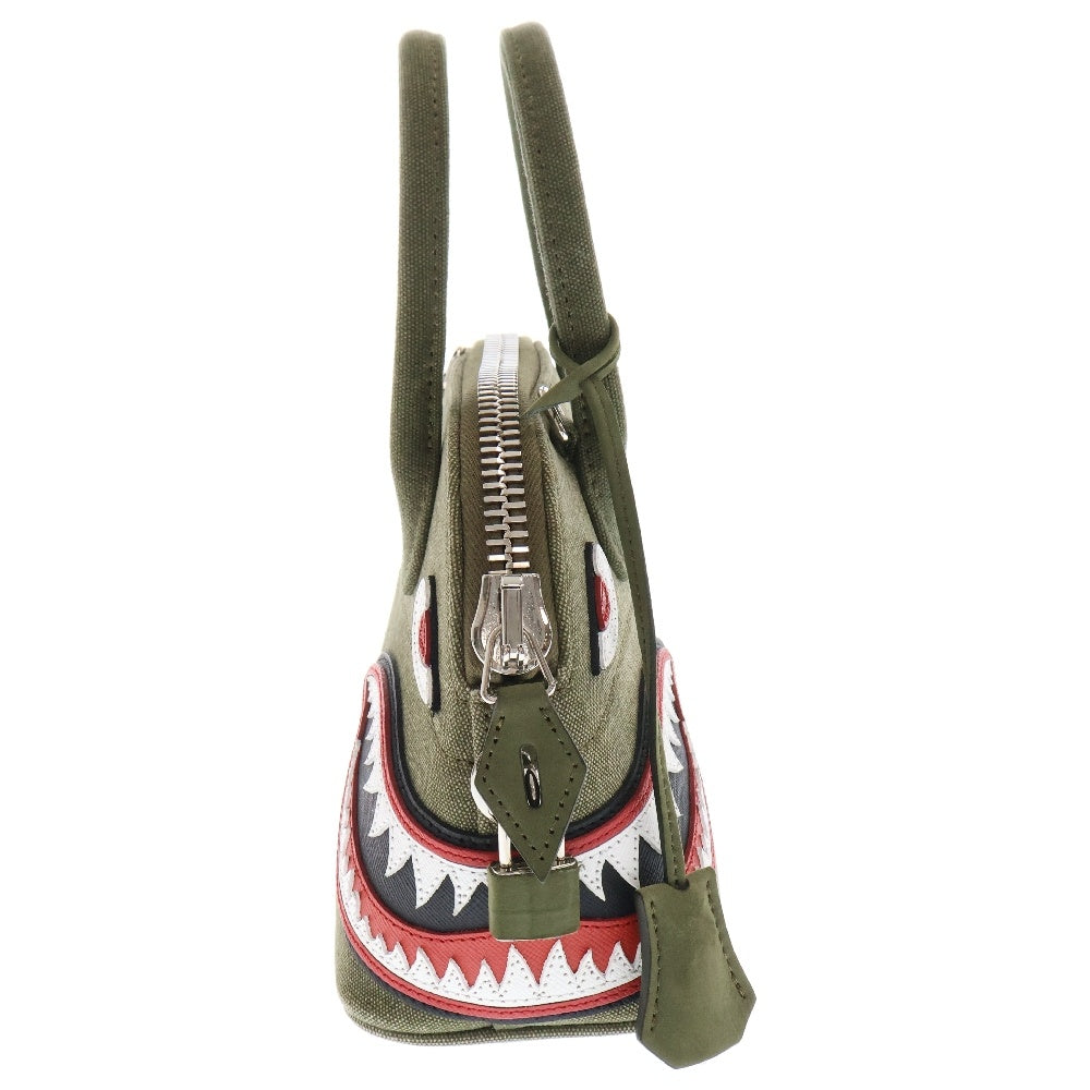READY MADE(レディメイド) SHARK DAILY BAG NANO シャークデイリーバッグ ナノ ハンドバッグ カーキ