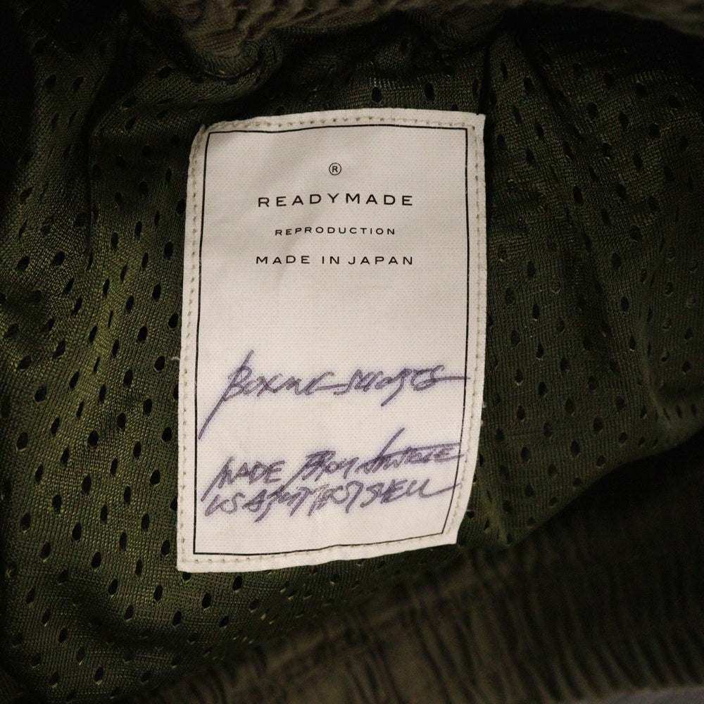 READY MADE(レディメイド) ×Cali Thornhill Dewitt Boxing Shorts カリ ソーンヒルデウィット ボクシングショーツ ショートパンツ ハーフパンツ カーキ