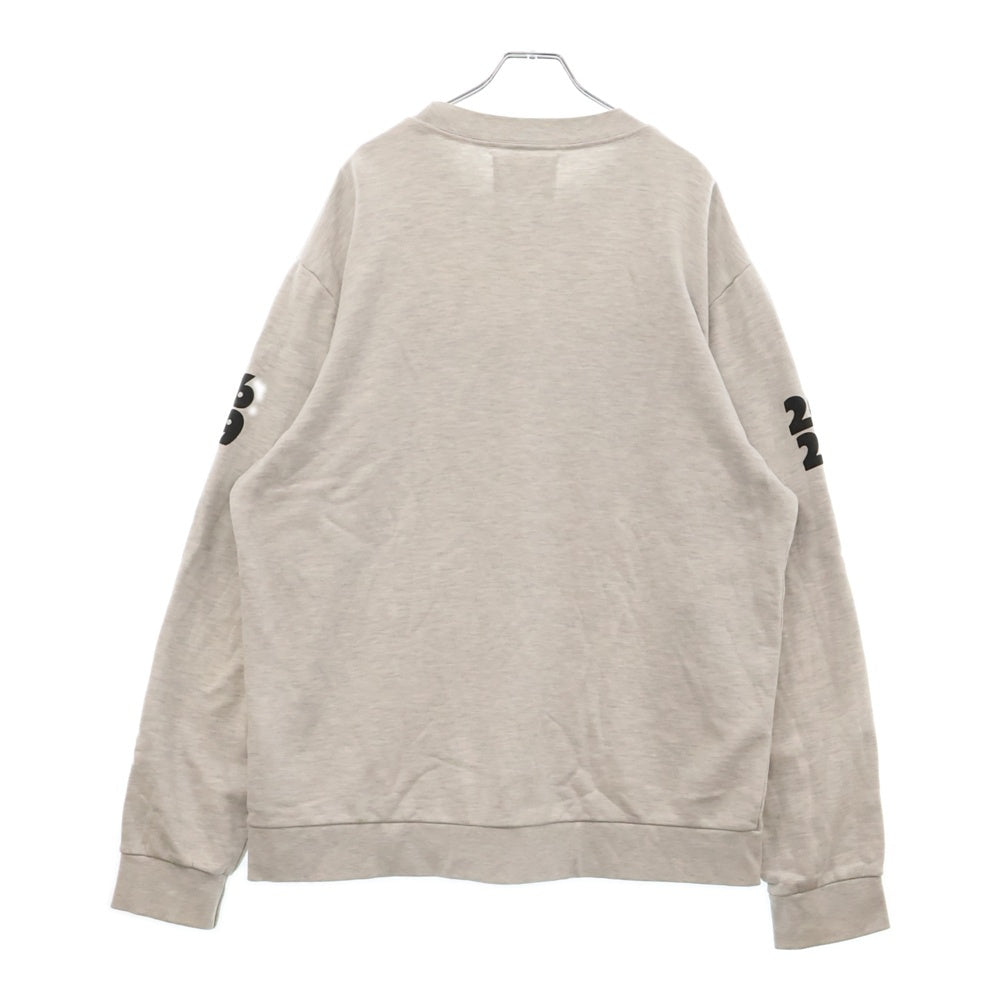DENIM TEARS(デニムティアーズ) Virginia Sweatshirt プリント クルーネック スウェット トレーナー グレー DT-A21-0000-016