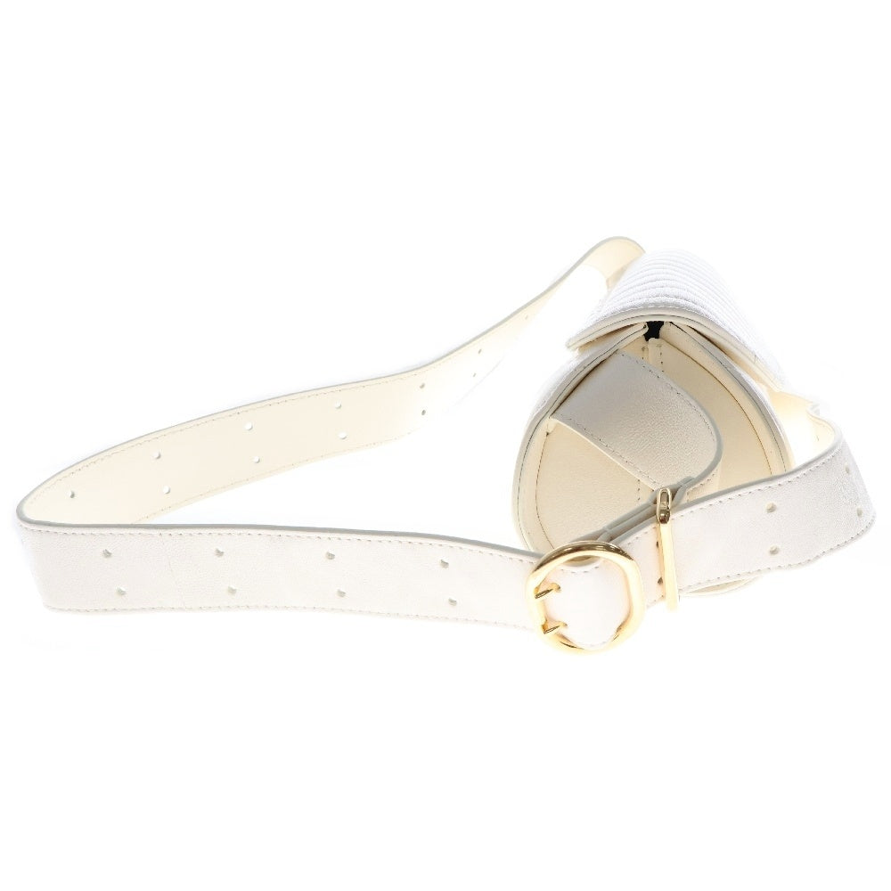 JIL SANDER(ジルサンダー) CANNOLO SM QUILTED キルティング レザー ワンショルダーバッグ ホワイト J08WD0054 P4845