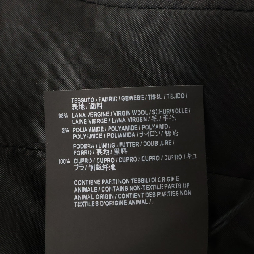 BALENCIAGA(バレンシアガ) Double-Breasted Blazer Jacket ウール ダブルブレスト オーバーサイズ テーラードジャケット ブラック 543271 TCT05