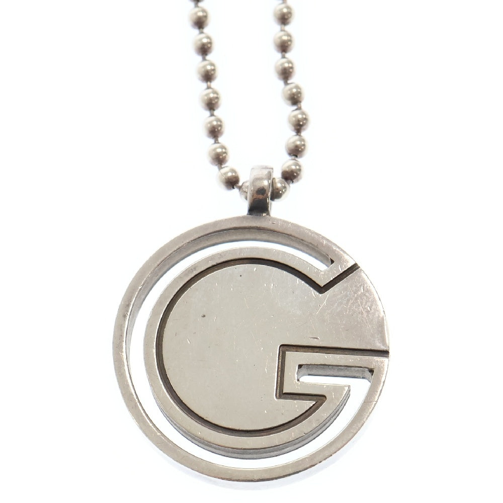 GUCCI(グッチ) Round G ラウンドG ボールチェーン ネックレス シルバー
