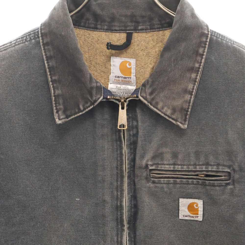 CARHARTT(カーハート) デトロイトジャケット ジップアップ ダックワークジャケット ブルゾン ブラック