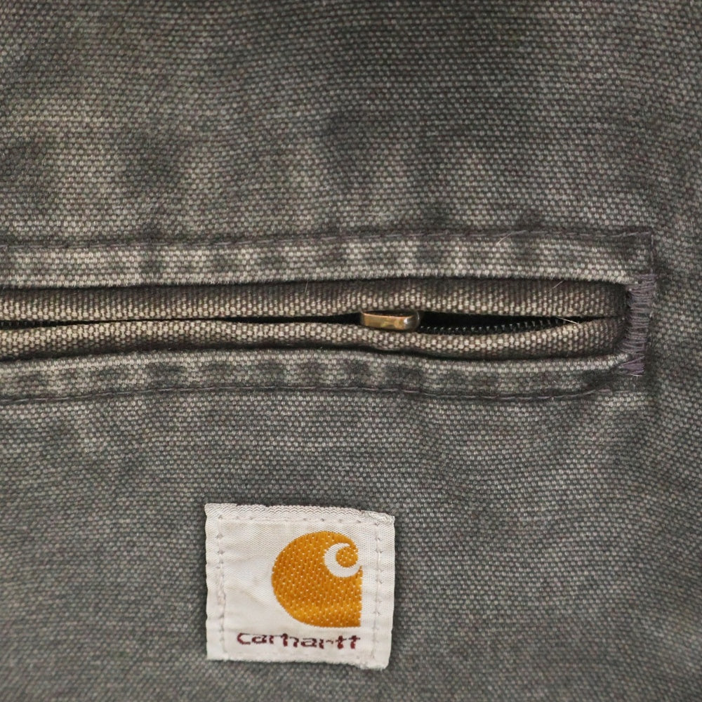 CARHARTT(カーハート) デトロイトジャケット ジップアップ ダックワークジャケット ブルゾン ブラック