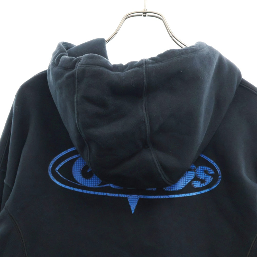 NIKE(ナイキ) 22AW ×OFF-WHITE AS M NRG FLC HOODIE フロントロゴエンブロイダリー プルオーバー パーカー スウェット ブラック DN1760-010