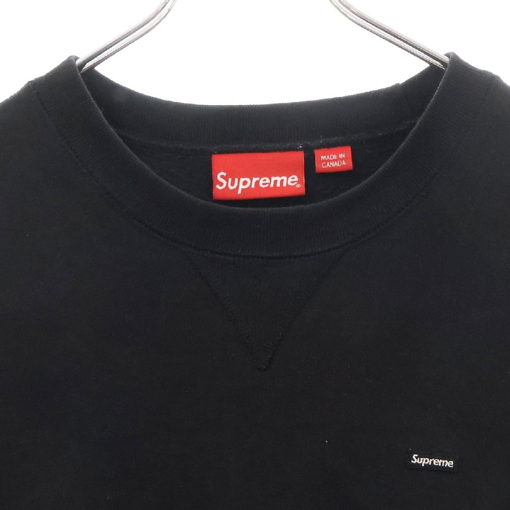SUPREME(シュプリーム) 23AW Small box logo Crewneck スモール ボックス ロゴ クルーネック 長袖スウェット トレーナー ブラック