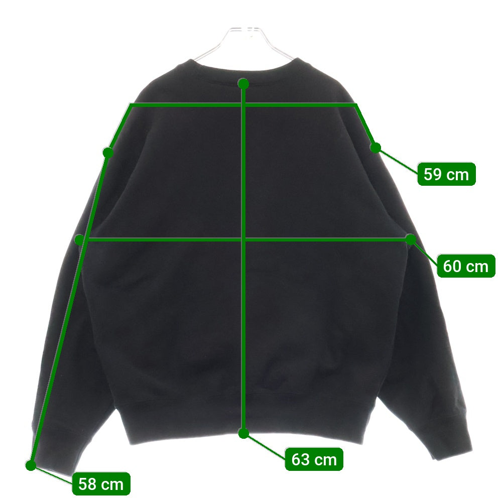 SUPREME(シュプリーム) 23AW Small box logo Crewneck スモール ボックス ロゴ クルーネック 長袖スウェット トレーナー ブラック