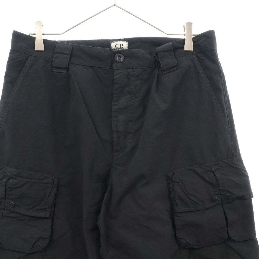 C.P. Company(シーピーカンパニー) Flatt Nylon Cargo Pants ナイロン ルーズフィット カーゴパンツ 撥水 ブラック 18CMPA170A-005991G