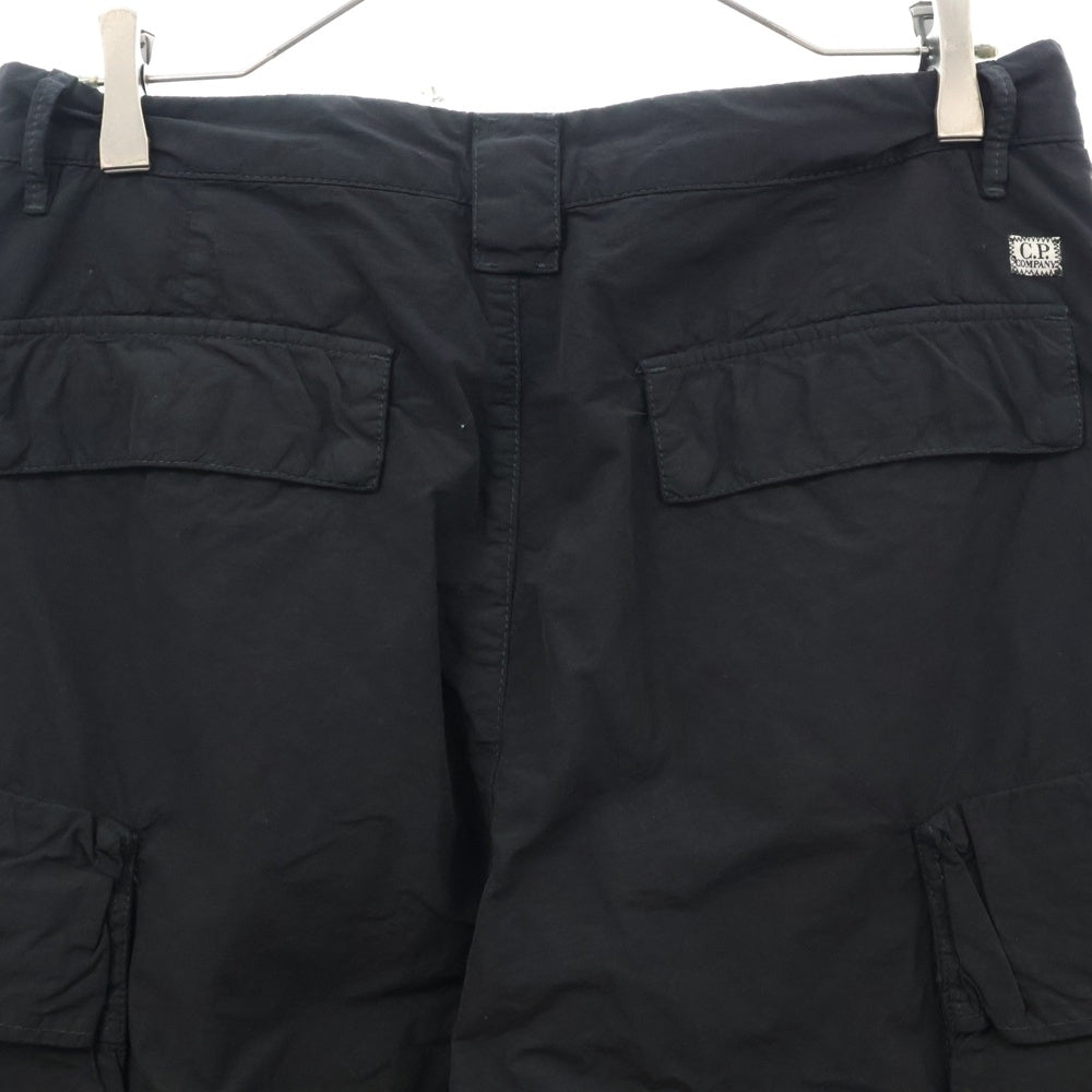 C.P. Company(シーピーカンパニー) Flatt Nylon Cargo Pants ナイロン ルーズフィット カーゴパンツ 撥水 ブラック 18CMPA170A-005991G