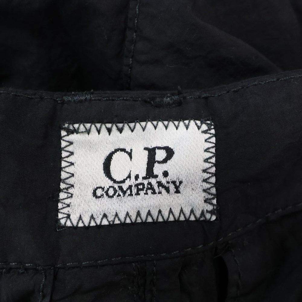C.P. Company(シーピーカンパニー) Flatt Nylon Cargo Pants ナイロン ルーズフィット カーゴパンツ 撥水 ブラック 18CMPA170A-005991G