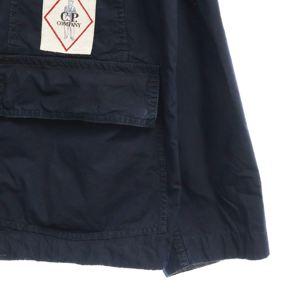 C.P. Company(シーピーカンパニー) 50 Fili Indigo Goggle Jacket コットン ナイロン ゴーグルジャケット ネイビー 18CMOW154A-110288W