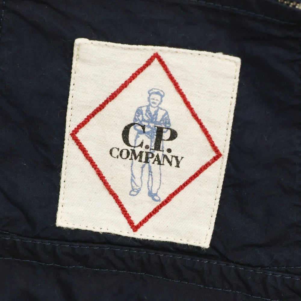 C.P. Company(シーピーカンパニー) 50 Fili Indigo Goggle Jacket コットン ナイロン ゴーグルジャケット ネイビー 18CMOW154A-110288W