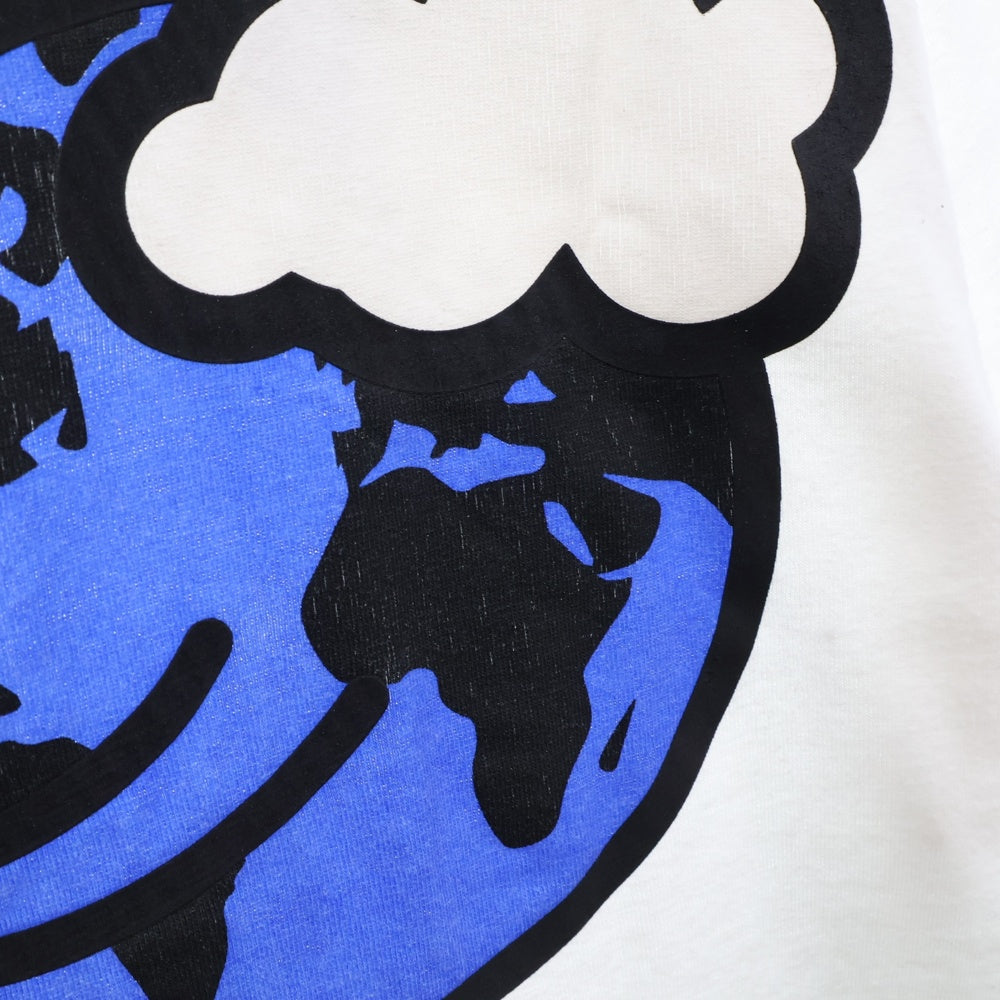 OFF-WHITE(オフホワイト) 21SS PEACE WORLDWIDE TEE バックプリント半袖Tシャツ ホワイト OMAA027R21JER009