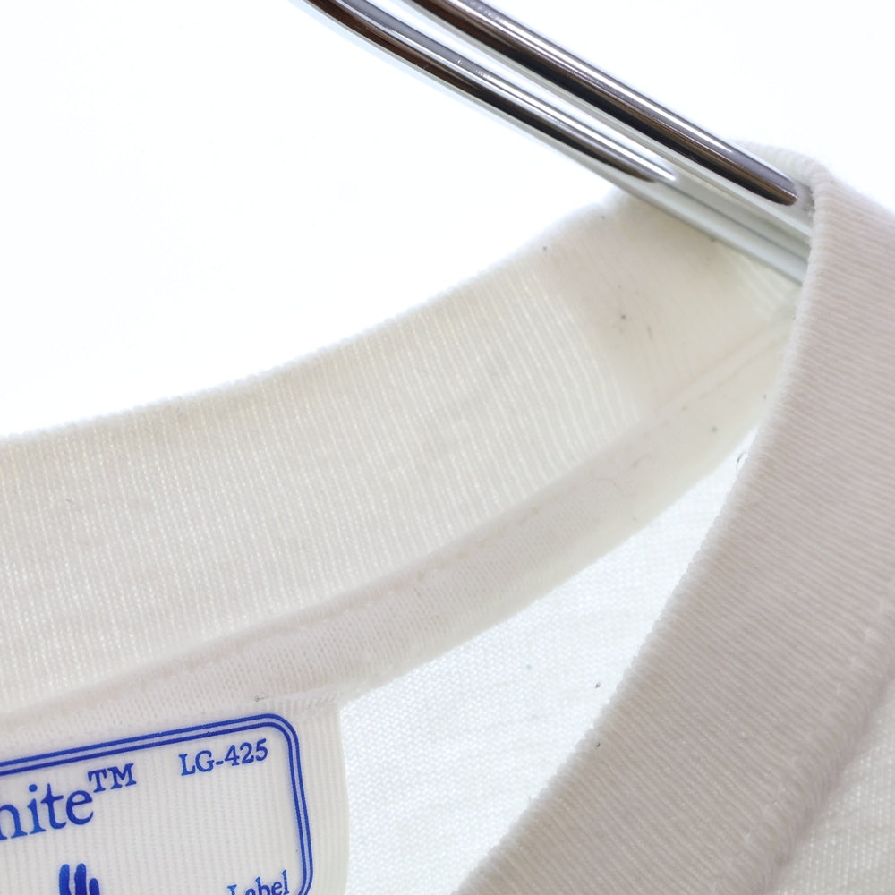 OFF-WHITE(オフホワイト) 21SS PEACE WORLDWIDE TEE バックプリント半袖Tシャツ ホワイト OMAA027R21JER009