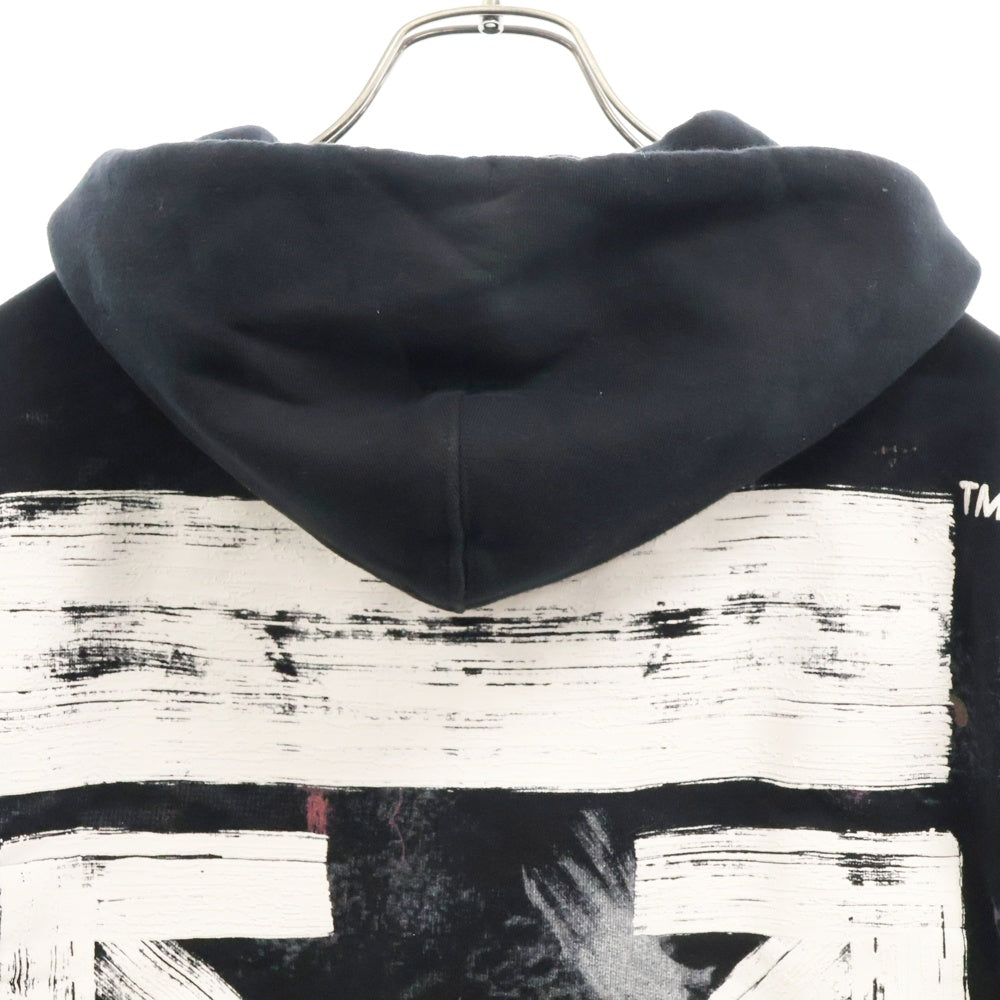 OFF-WHITE(オフホワイト) 17AW ダイアグギャラクシーブラッシュドジップフーディー パーカー OMBB003F17619030 ブラック