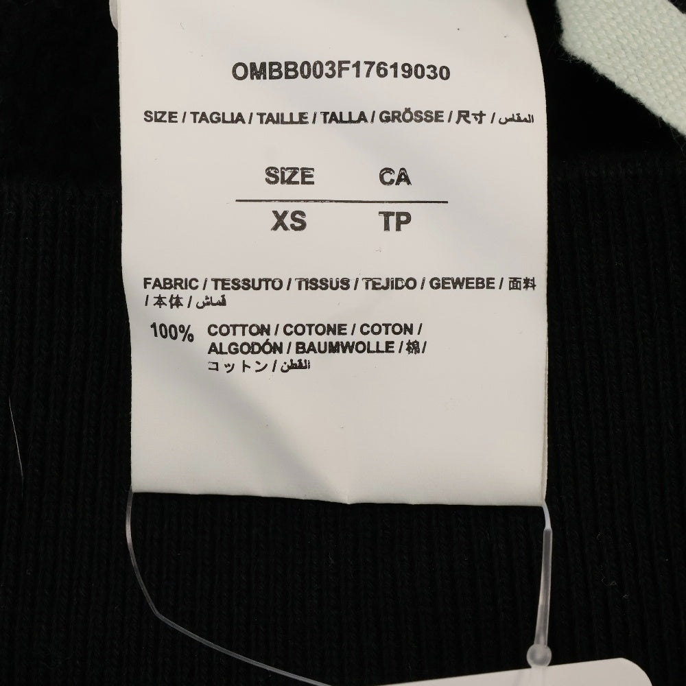 OFF-WHITE(オフホワイト) 17AW ダイアグギャラクシーブラッシュドジップフーディー パーカー OMBB003F17619030 ブラック