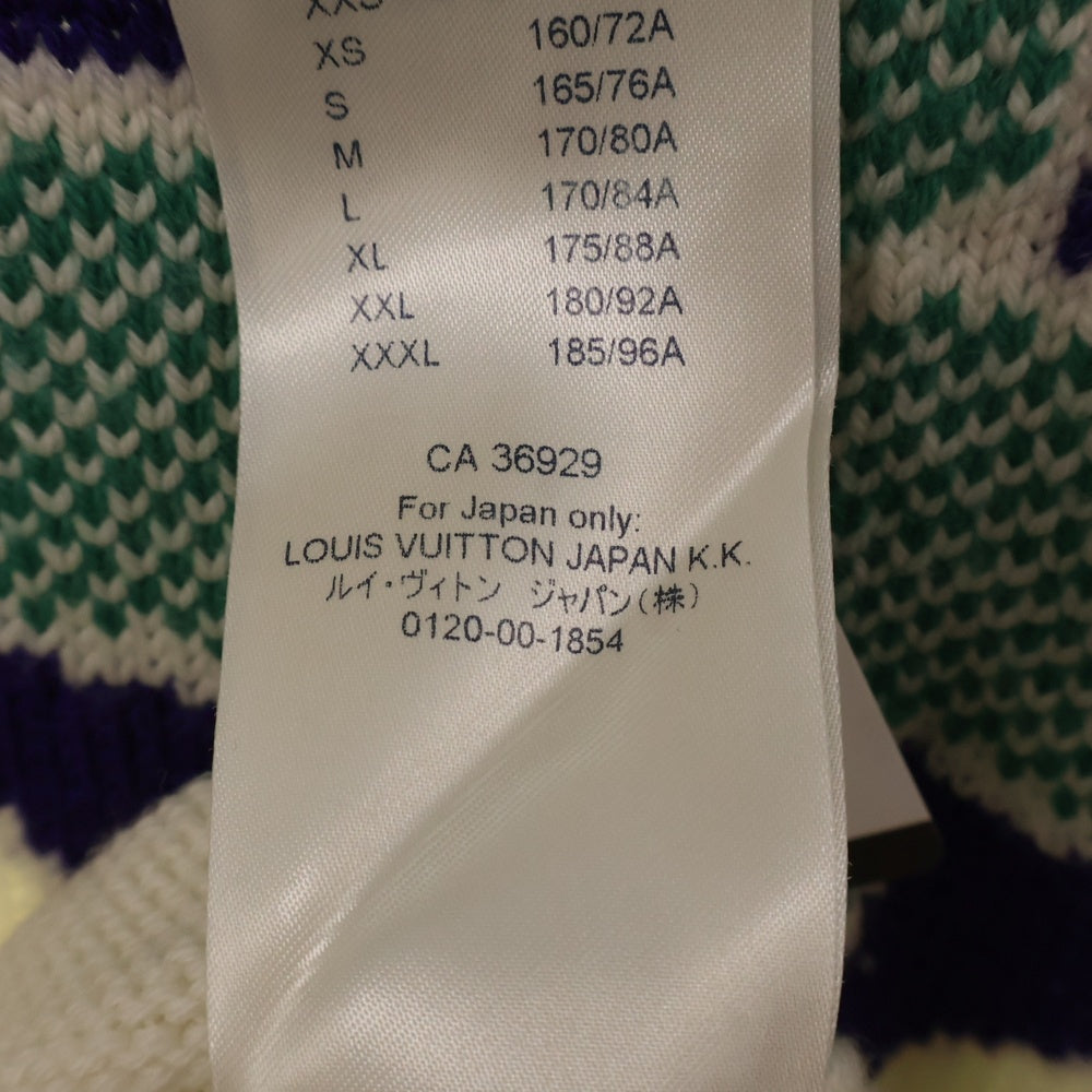 LOUIS VUITTON(ルイヴィトン) 20AW ビッグモノグラム オーバーサイズニットセーター ホワイト RM202M UTF HJN05W