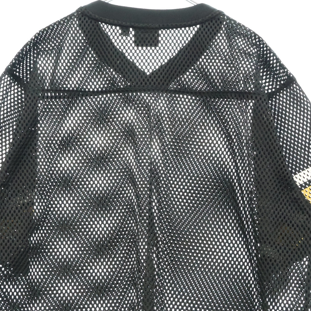 STUSSY(ステューシー) INTERNATIONAL TEAM JERSEY ゲームシャツ メッシュ 半袖シャツ ブラック 1140370