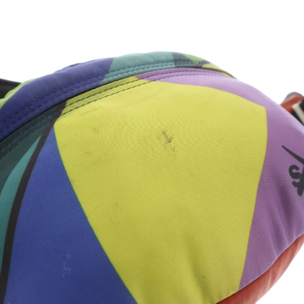 Sacai(サカイ) ×KAWS Bum bag カウズ マルチカラー ナイロン ボディバッグ 21-0257S
