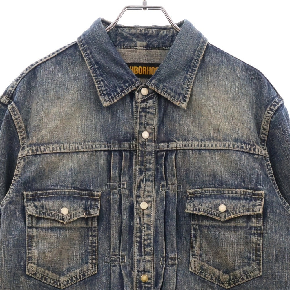 NEIGHBORHOOD(ネイバーフッド) 18SS SAVAGE WESTERN C-SHIRT LS サベージ ウェスタン 長袖 デニムシャツ インディゴ181NYNH-SHM01
