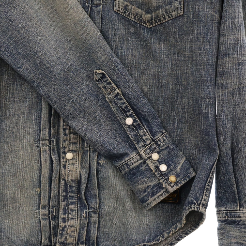 NEIGHBORHOOD(ネイバーフッド) 18SS SAVAGE WESTERN C-SHIRT LS サベージ ウェスタン 長袖 デニムシャツ インディゴ181NYNH-SHM01