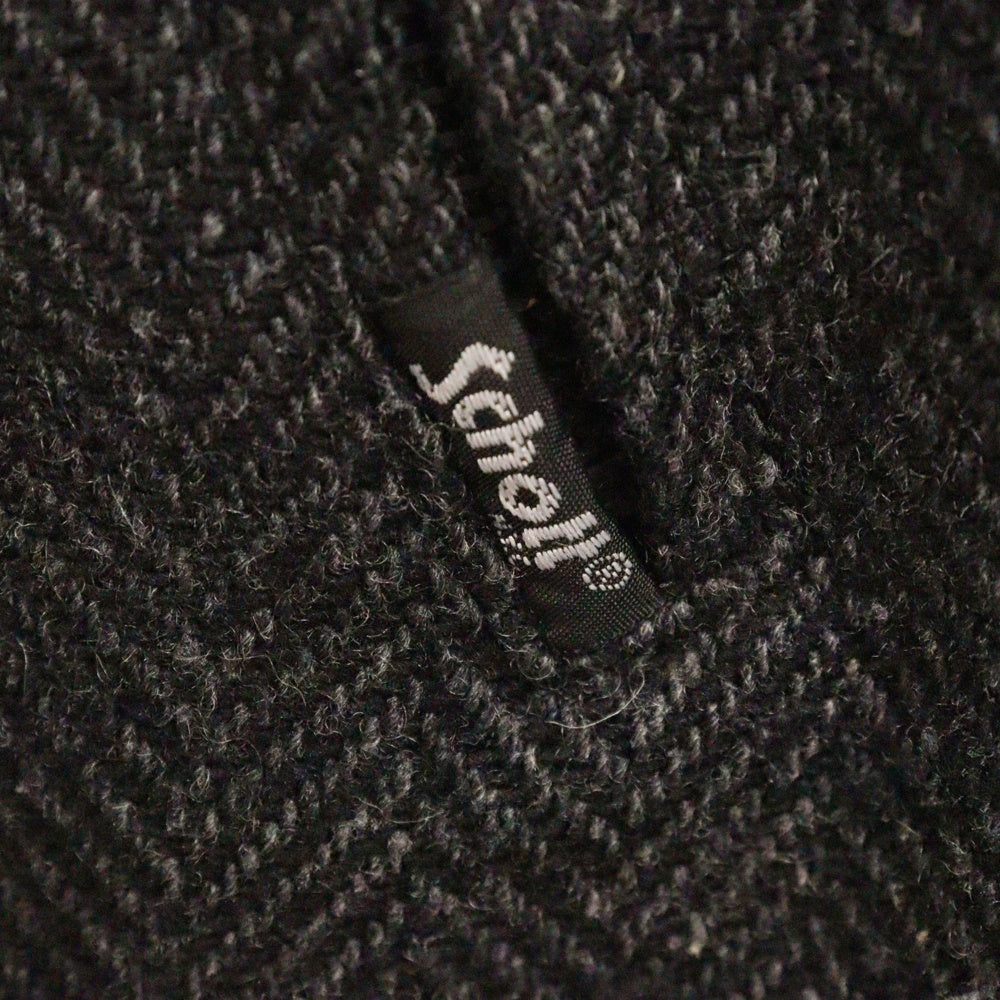 NEIGHBORHOOD(ネイバーフッド) ×SCHOTT ショット レオパードライナー ウール ダブルライダースジャケット グレー SHNH-JK04