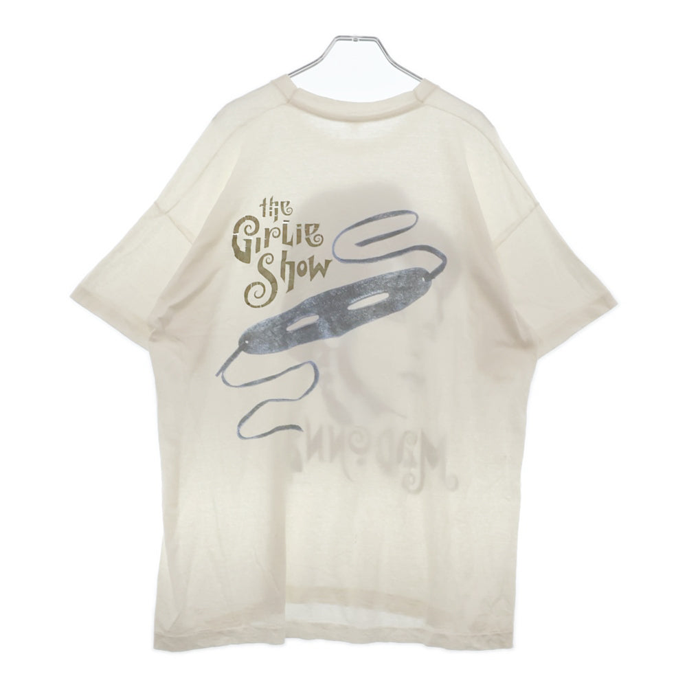 VINTAGE(ヴィンテージ) 90s MADONNA THE GIRLIE SHOW 1993 マドンナガーリーショウ1993 半袖Tシャツ ホワイト